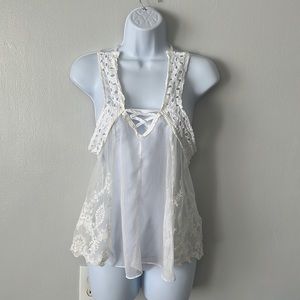 Love Culture laces sheer top size medium
